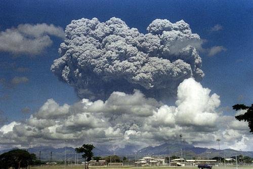 1991年菲律宾皮纳图博火山爆发现场