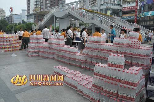 绵阳涪江水污染后城区供水充足 市民心态良好