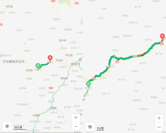 【普文社区 便民信息】国道318线天全紫石段 11月1日至7日禁行所有
