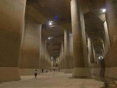 日本东京的排水系统:庞大的地下神殿(图)