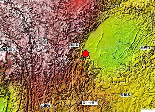眉山市洪雅县27日上午9点发生3.6级地震(图)
