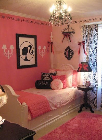 可爱床头背景墙装修