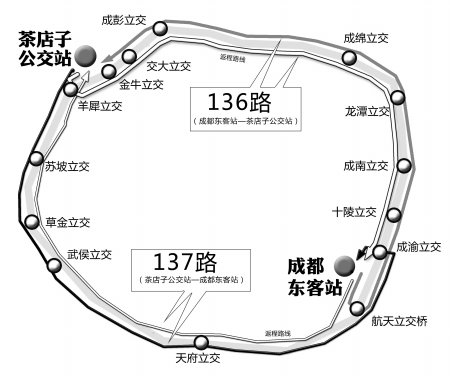 成都三环路地图图片