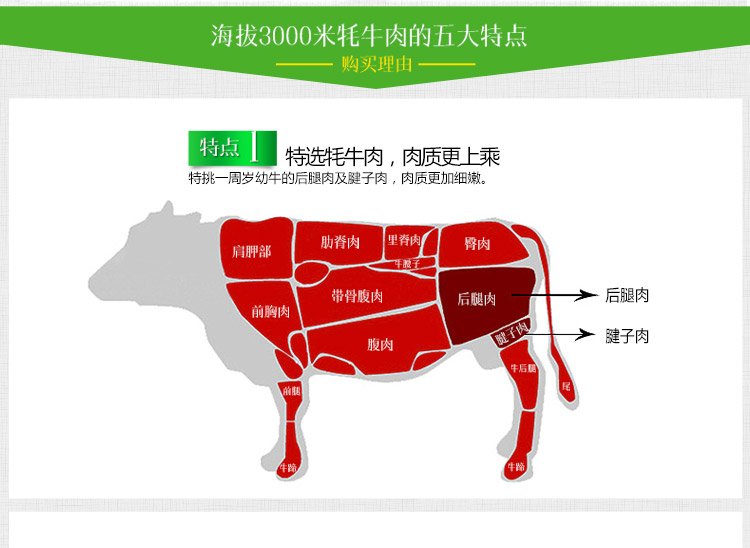 美好牦牛肉干 四川阿坝特产 牛肉粒麻辣味 零食小吃 牦牛肉 160g