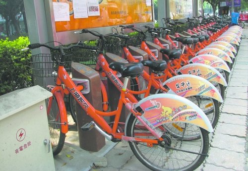 成都自行车租赁点空位难找