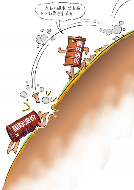 国际油价一路深跌 为何国内油价才降3毛多