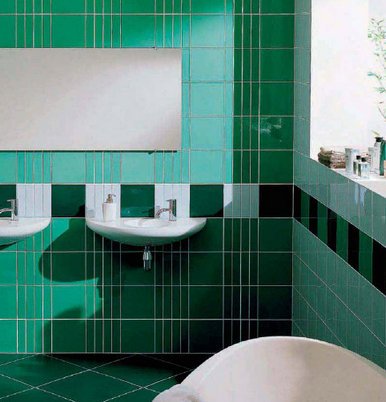 10大瓷砖拼贴技巧 提升你的浴室清洁度(图)