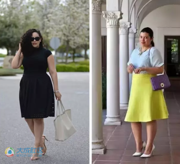 今日穿搭:高个胖的女生照样能穿的美美哒