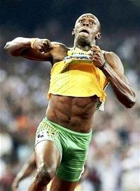 只要不抢跑冠军逃不了 今晚博尔特冲击200米金牌