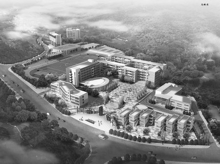 自贡育才小学长大6倍 政府投入2.5亿元