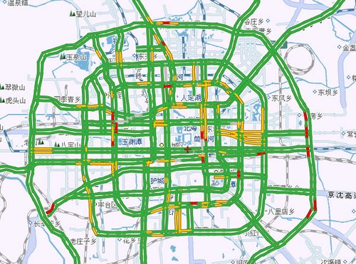 北京实时路况信息