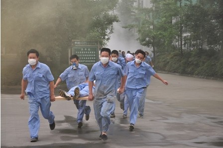 千川木门开展安全生产事故应急救援演练