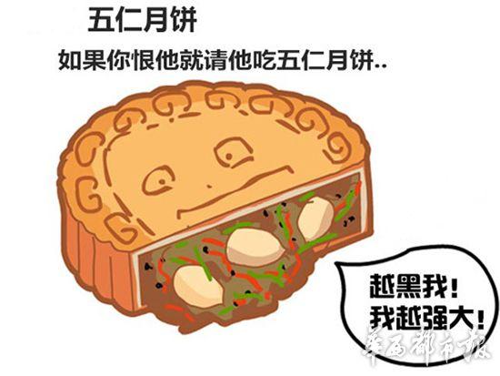 五仁月饼杀回市场销量 第二  成都人 最爱 鲜花饼