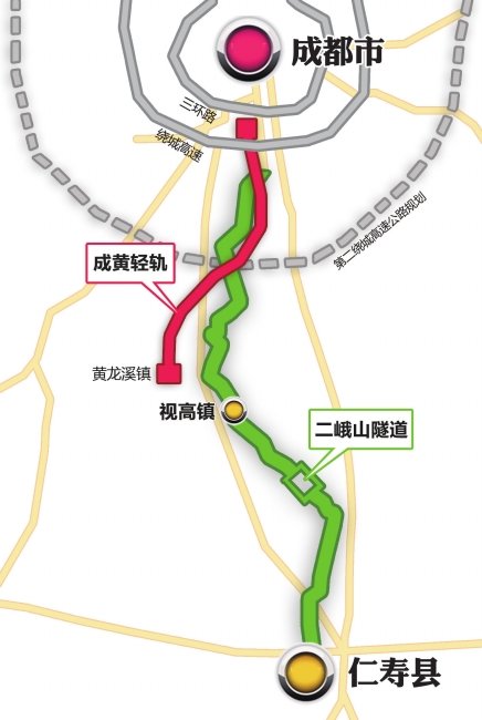 二峨山隧道9月建成通车仁寿可直达成都(图)