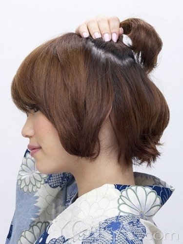 组图:七夕让他眼前一亮的可爱编发造型_大成网