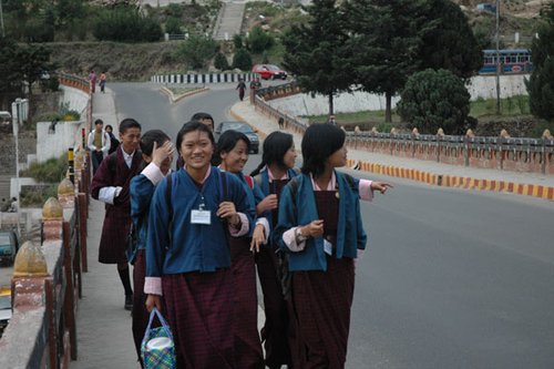 实地探访不丹人如何创造英语学习传奇(组图)_