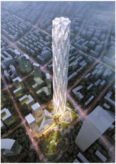 468米西部第一高楼31日在成都东村正式奠基