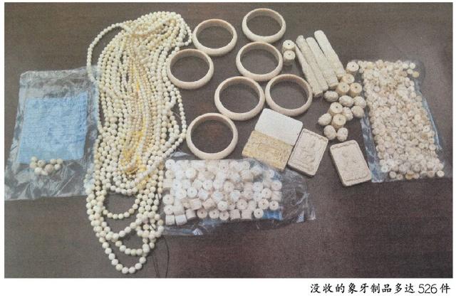 男子倒卖象牙制品被罚10万 广州进货荷花池销