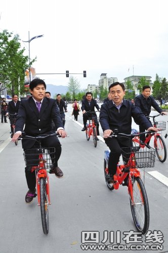都江堰启动自行车租赁 青城山虹口等将设站点