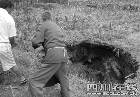 宜宾长宁天坑增至43个 附近居民安全转移(图)