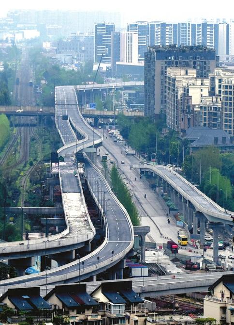 成都元华路神仙树节点完工 设3个BRT站