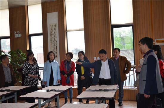 浙江浦江县及成都彭州教育局一行莅邛考察工作