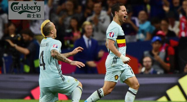 欧洲杯-比利时4-0淘汰匈牙利 阿扎尔传射建功
