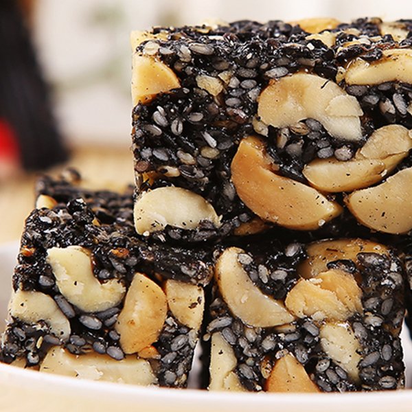 黄老五 坚果酥 黑芝麻花生酥188g*3袋