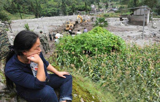 雅安石棉县遭遇泥石流 175人受灾零伤亡(图)