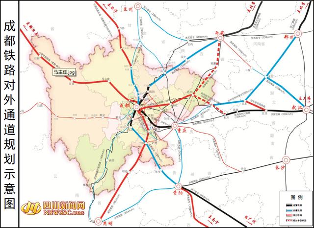 成都打造国家西部高铁枢纽城市 成蒲铁路今年