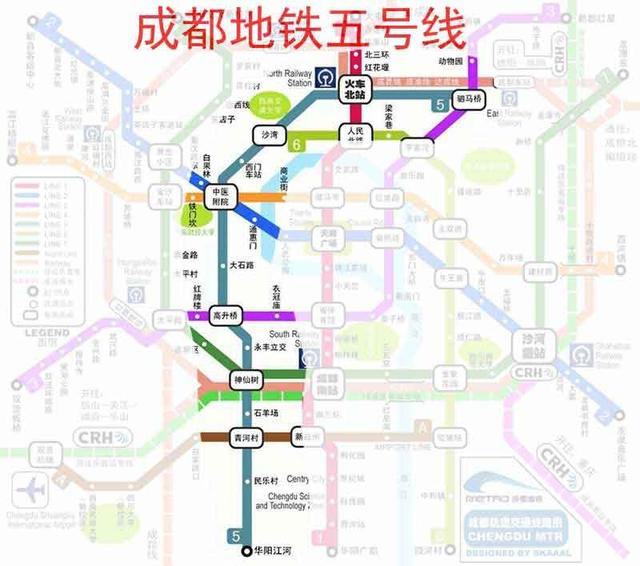 成都地铁5号线一二期获批 北起新都南至天府新