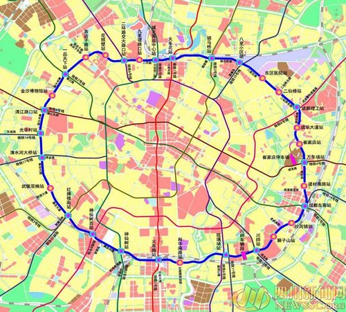 成都地铁图-2015