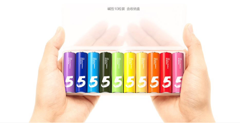 MI 小米 彩虹5号电池 10粒装