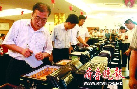 潍坊是山东省唯一一个举行殡葬用品集中公开订