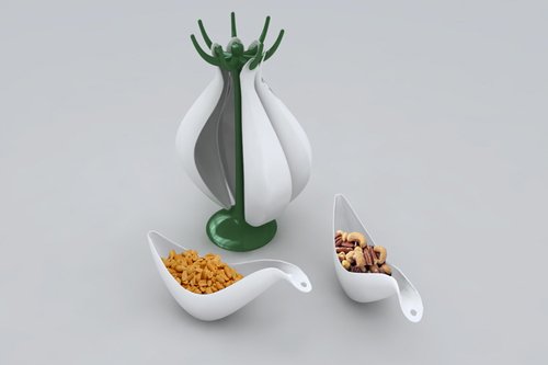 造型可爱的蒜瓣碗概念设计 增添生活情趣