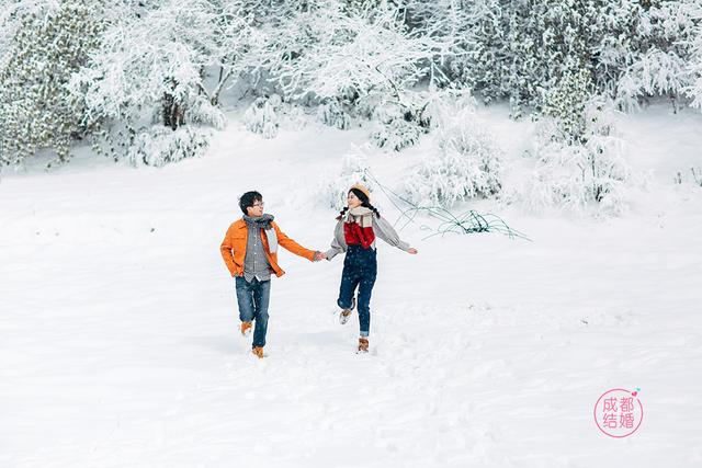 婚纱照雪地_雪地图片(2)