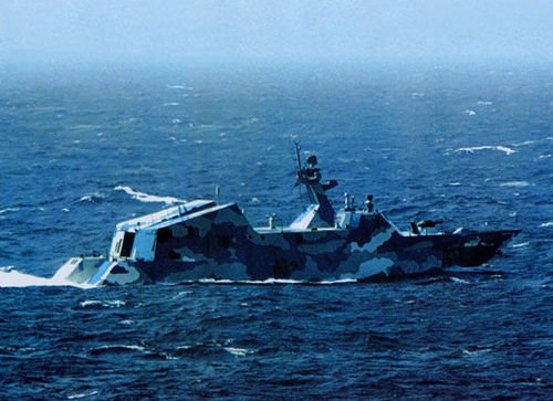 中国东海演习舰艇为轻型 并非针对美国航母