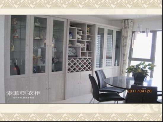酒柜造型_酒柜造型图片大全_餐厅墙面酒柜造型(2 ...