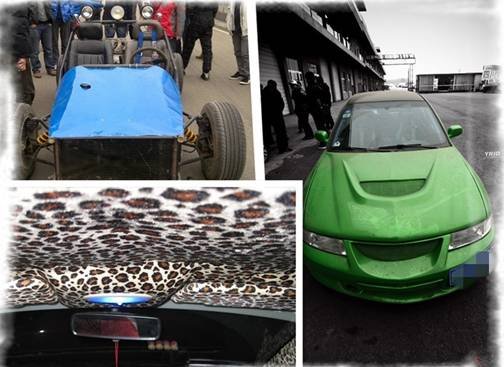 真实赛道体验 成都爆改车三兄弟赛车展示