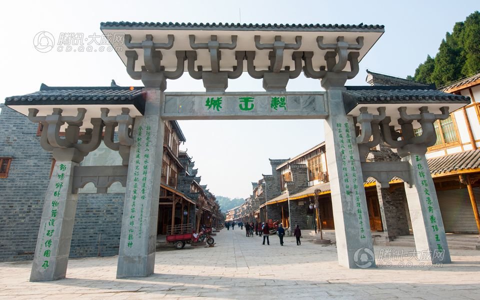 四川最美街景掠影--郪江古镇