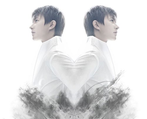 韩庚专辑封套首发 黑白本色诠释新生_腾讯·大