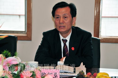 四川省高级人民法院政治部主任余应军一行到绵