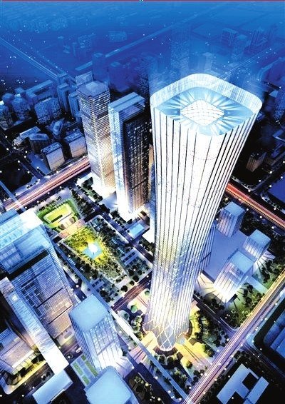 北京第一高楼中国尊下周开工(图)