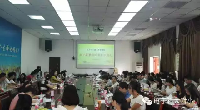 电子科大附小:2015年新教师第一阶段培训