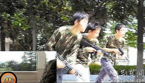 湖北高中生拍视频《炸三中》恶搞学校遭处分