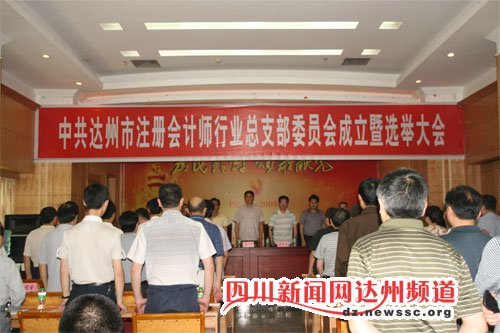 达州市成立注册会计师行业党总支_新闻滚动