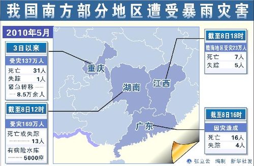 新闻分析:三大因素导致江西等南方地区汛情提早