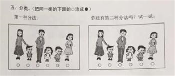 小学一年级的数学题 你可能连题都看不懂