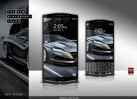 跑车风格黑莓手机 如果是这样你喜欢吗?
