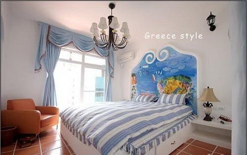 阳光流淌 清新的蓝&白爱琴海家_家居滚动新闻